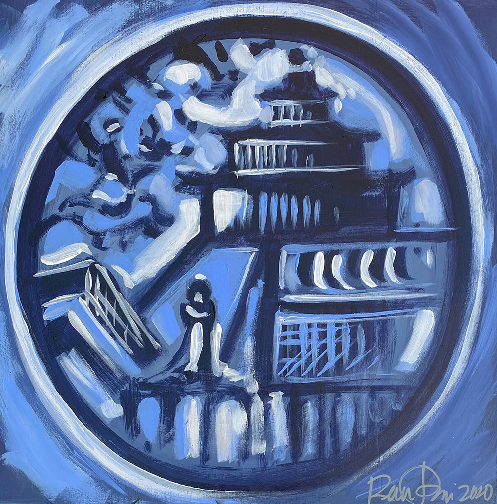 Blue Porcelain III - Print