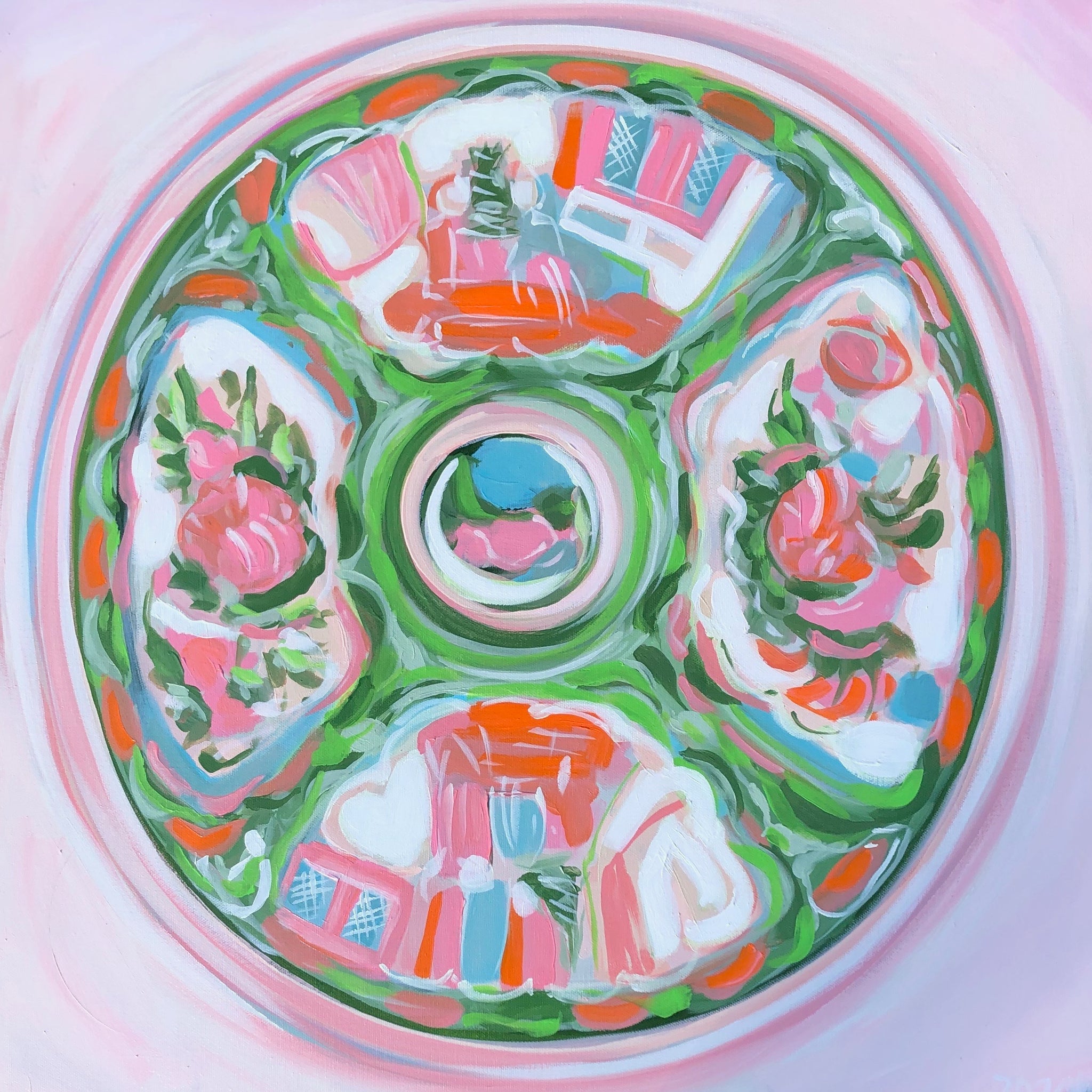 Rose Medallion I - Print