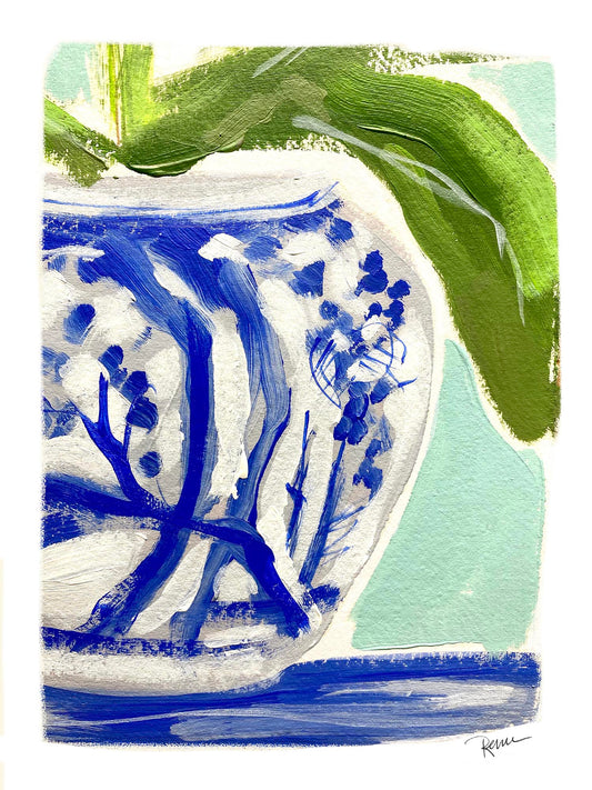 Blue Porcelain Stationery